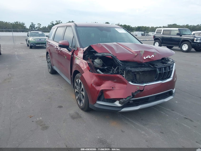 2022 Kia Carnival Mpv Ex VIN: KNDNC5H33N6104348 Lot: 43630359