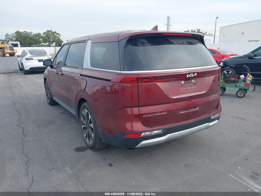 2022 Kia Carnival Mpv Ex VIN: KNDNC5H33N6104348 Lot: 43630359