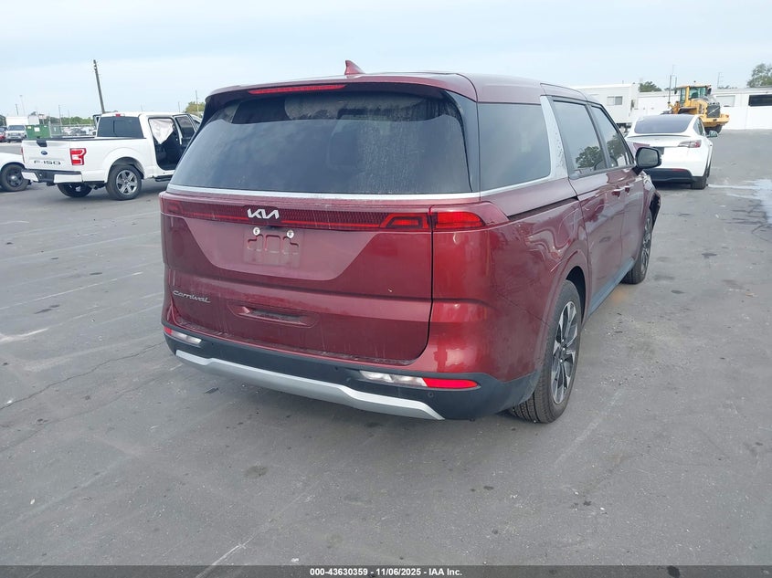 2022 Kia Carnival Mpv Ex VIN: KNDNC5H33N6104348 Lot: 43630359