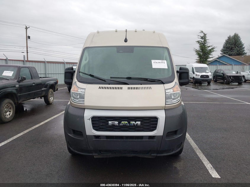 2022 Ram Promaster 3500 Cargo Van High Roof 159 Wb Ext VIN: 3C6MRVJG8NE117900 Lot: 43630394