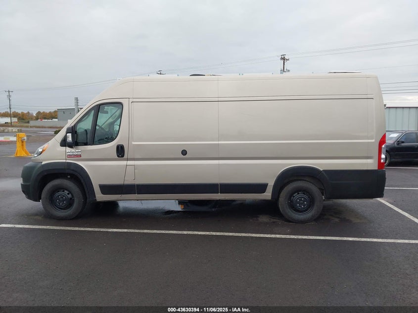 2022 Ram Promaster 3500 Cargo Van High Roof 159 Wb Ext VIN: 3C6MRVJG8NE117900 Lot: 43630394