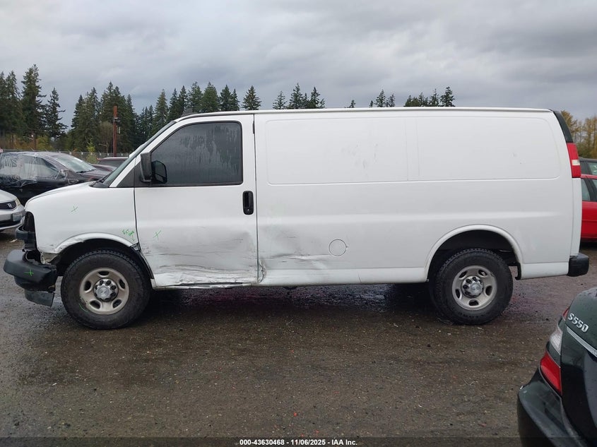 2018 Chevrolet Express 2500 Work Van VIN: 1GCWGAFPXJ1166182 Lot: 43630468