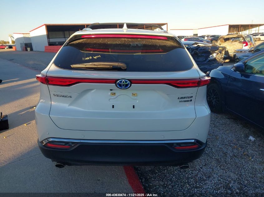 2021 Toyota Venza Limited VIN: JTEAAAAH3MJ082023 Lot: 43630474