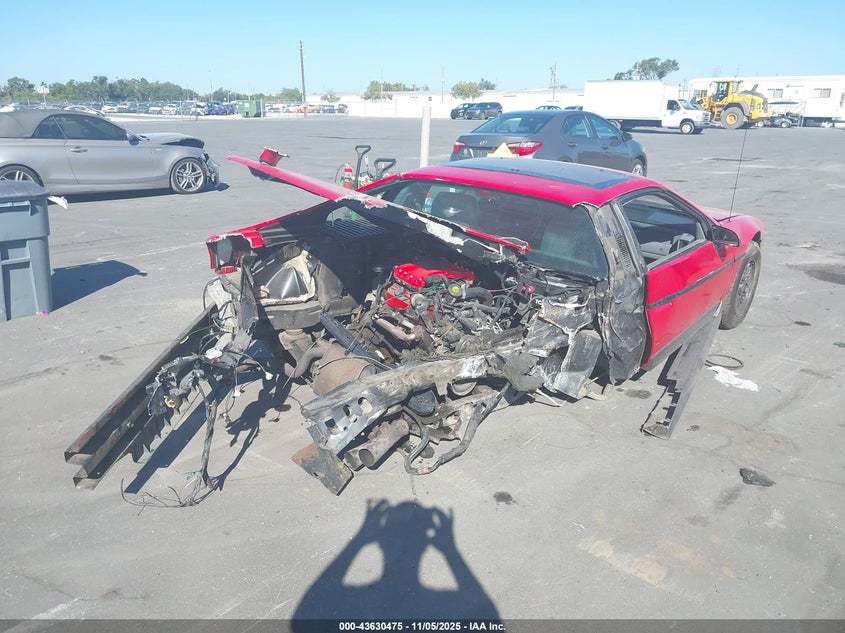1986 Pontiac Fiero Gt VIN: 1G2PG9796GP282525 Lot: 43630475