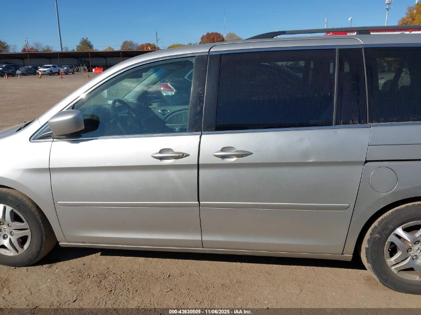 2007 Honda Odyssey Ex-L VIN: 5FNRL387X7B454768 Lot: 43630509