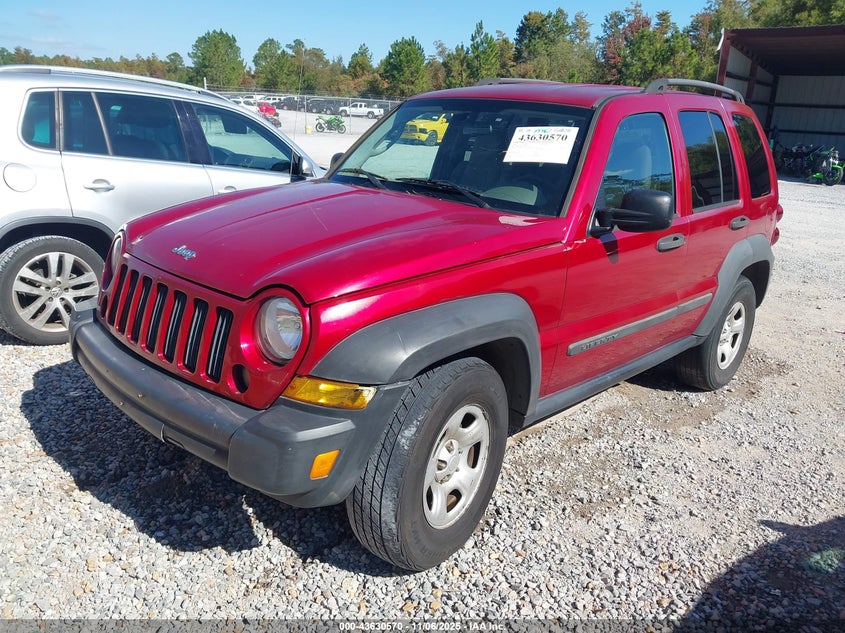1J4GK48K17W541825 2007 JEEP LIBERTY (NORTH AMERICA) photo no. 2
