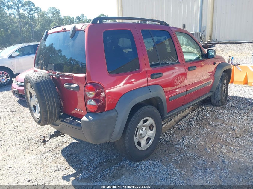 1J4GK48K17W541825 2007 JEEP LIBERTY (NORTH AMERICA) photo no. 4