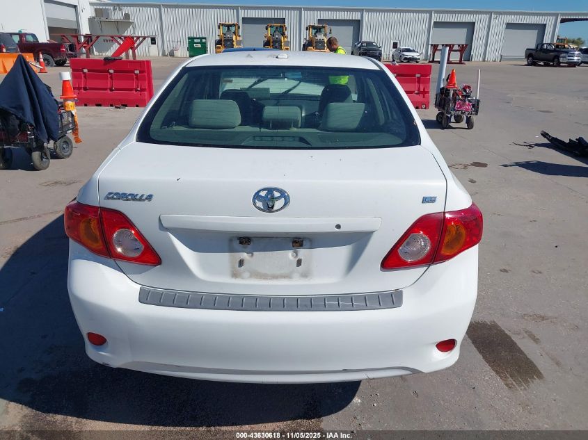2009 Toyota Corolla Le VIN: JTDBL40E399062875 Lot: 43630618