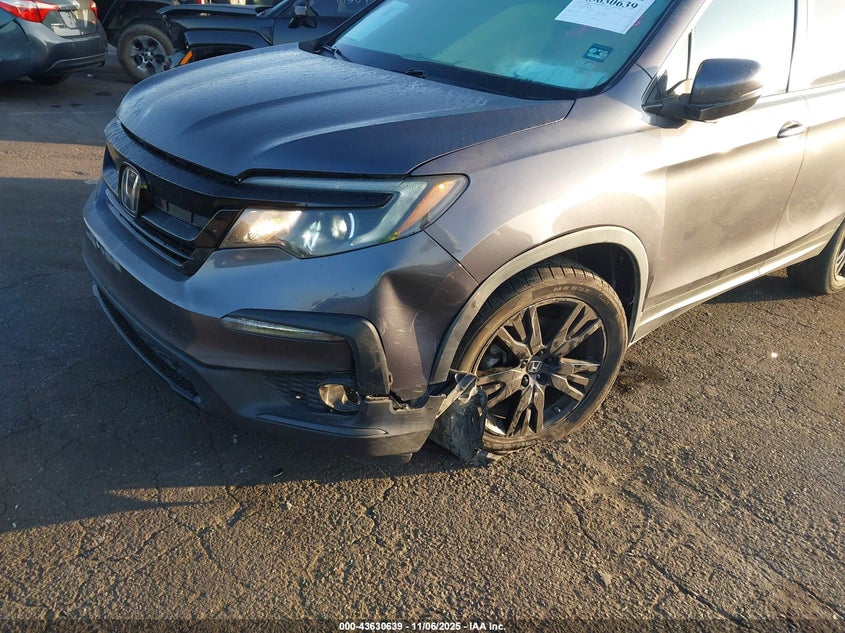 2021 Honda Pilot Awd Special Edition VIN: 5FNYF6H29MB098740 Lot: 43630639