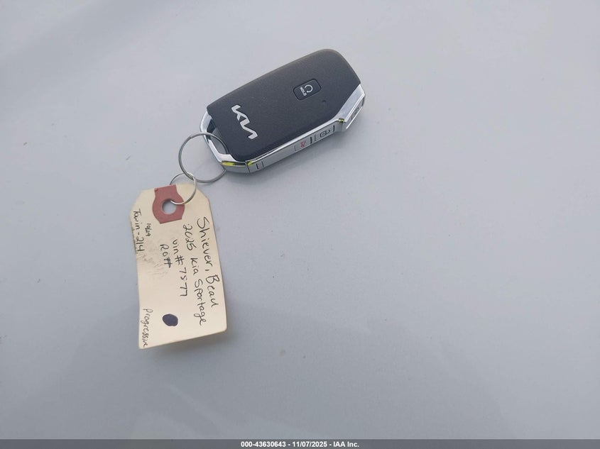 2025 KIA SPORTAGE EX KNDPV3DF5S7357877