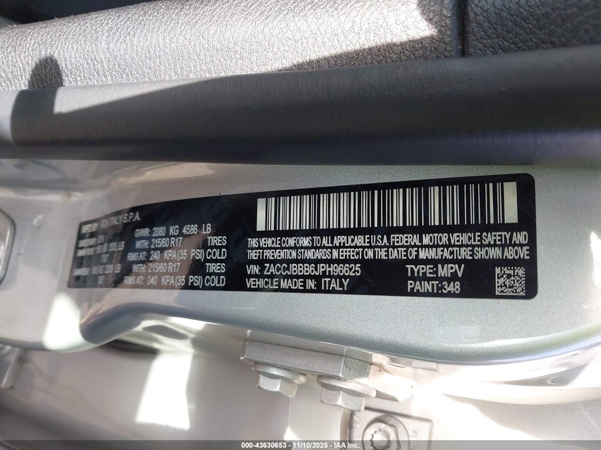 ZACCJBBB6JPH96625 2018 JEEP RENEGADE photo no. 9