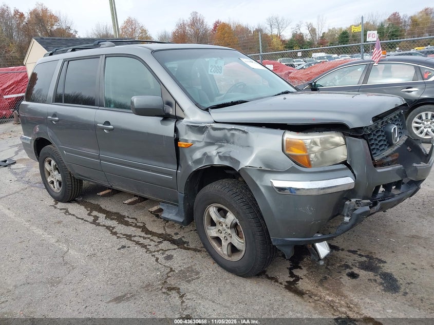 2HKYF18787H528584 2007 Honda Pilot Ex-L auction photo 1