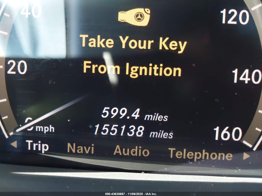 2009 Mercedes-Benz S 550 VIN: WDDNG71XX9A250607 Lot: 43630667