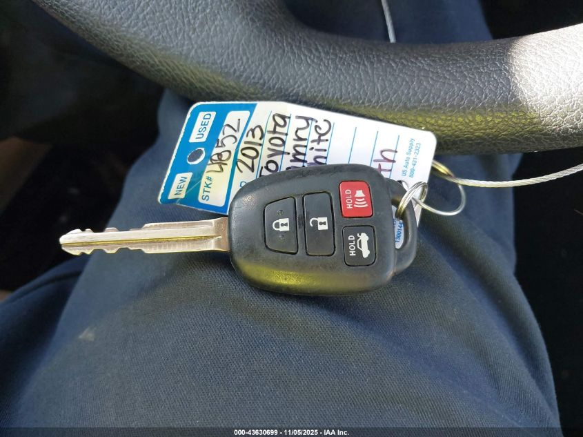 2013 Toyota Camry Le VIN: 4T4BF1FK1DR313287 Lot: 43630699