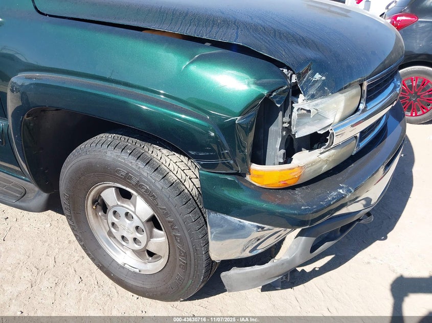 2002 Chevrolet Suburban 1500 Lt VIN: 3GNEC16Z52G351324 Lot: 43630716