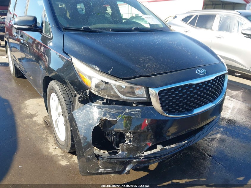 2016 KIA SEDONA EX KNDMC5C16G6148025