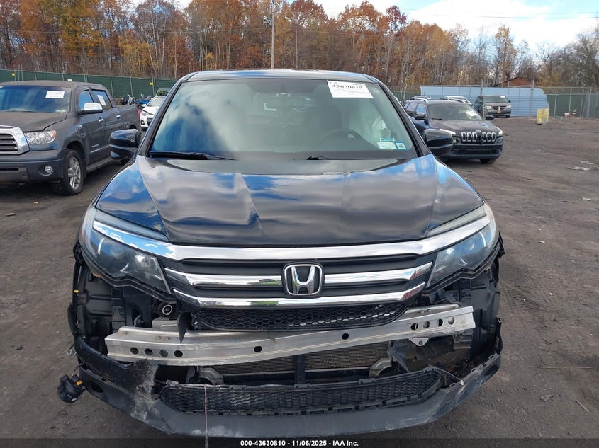 2017 HONDA PILOT EX-L - 5FNYF6H58HB037329