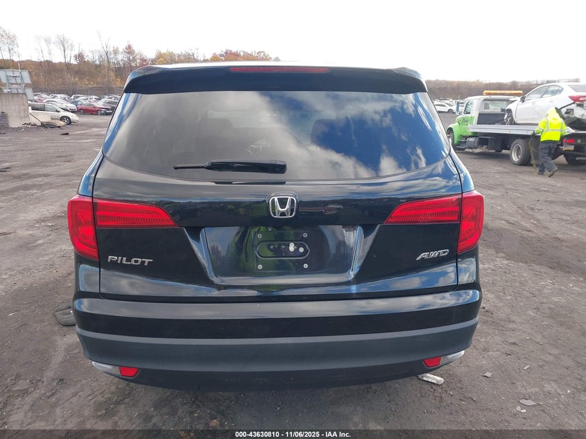 2017 HONDA PILOT EX-L - 5FNYF6H58HB037329