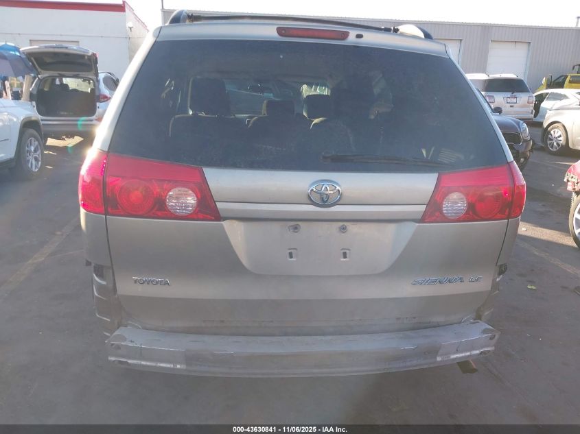 2008 Toyota Sienna Le VIN: 5TDZK23C78S173395 Lot: 43630841