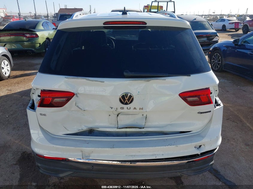 2022 VOLKSWAGEN TIGUAN 2.0T SE 3VV2B7AX1NM093320