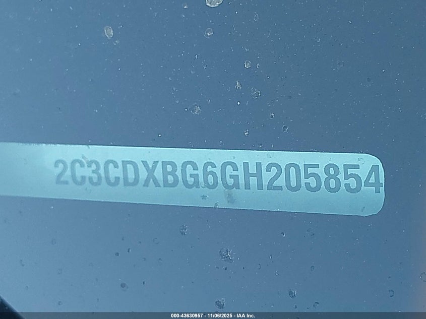 2016 DODGE CHARGER SE - 2C3CDXBG6GH205854