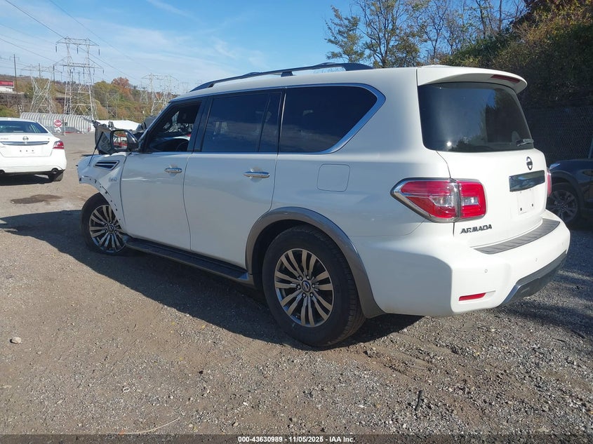 2018 Nissan Armada Platinum VIN: JN8AY2NE5J9734535 Lot: 43630989