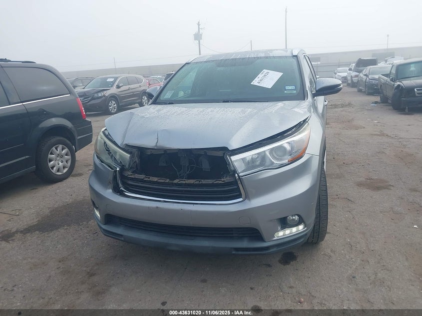 2015 TOYOTA HIGHLANDER LIMITED V6 - 5TDYKRFH1FS118336