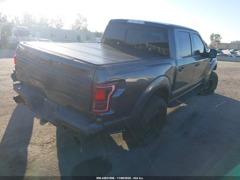 2018 FORD F-150 RAPTOR 1FTFW1RG1JFE48566