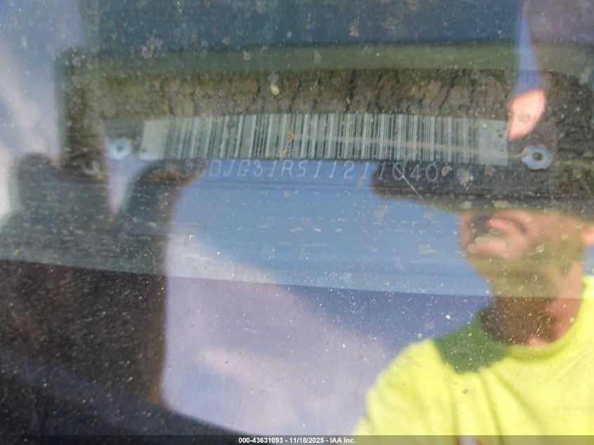 2001 GMC Savana Special VIN: 1GDJG31R511211040 Lot: 43631093