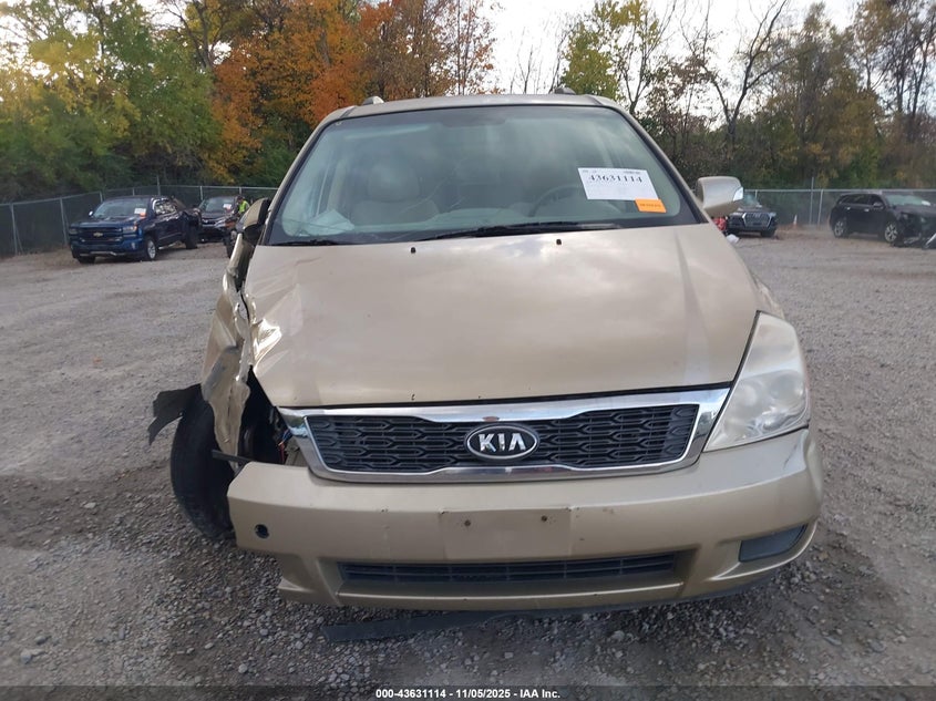 2011 Kia Sedona Lx VIN: KNDMG4C7XB6368604 Lot: 43631114