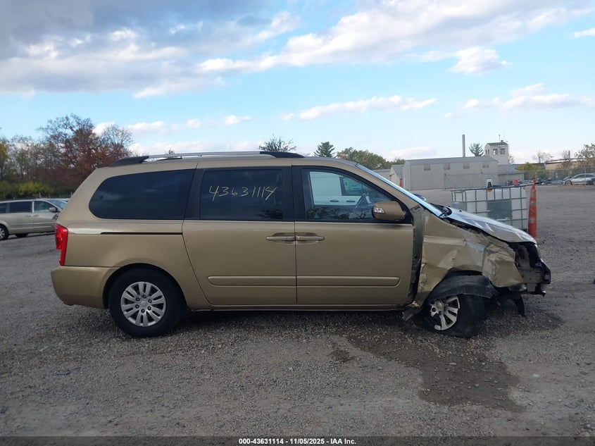 2011 Kia Sedona Lx VIN: KNDMG4C7XB6368604 Lot: 43631114