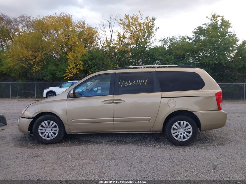 2011 Kia Sedona Lx VIN: KNDMG4C7XB6368604 Lot: 43631114