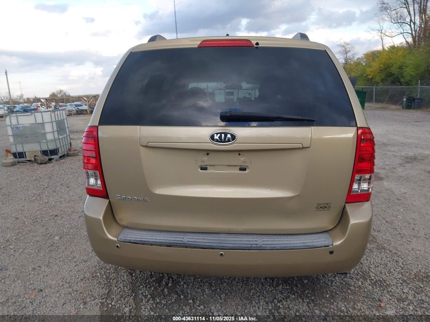2011 Kia Sedona Lx VIN: KNDMG4C7XB6368604 Lot: 43631114