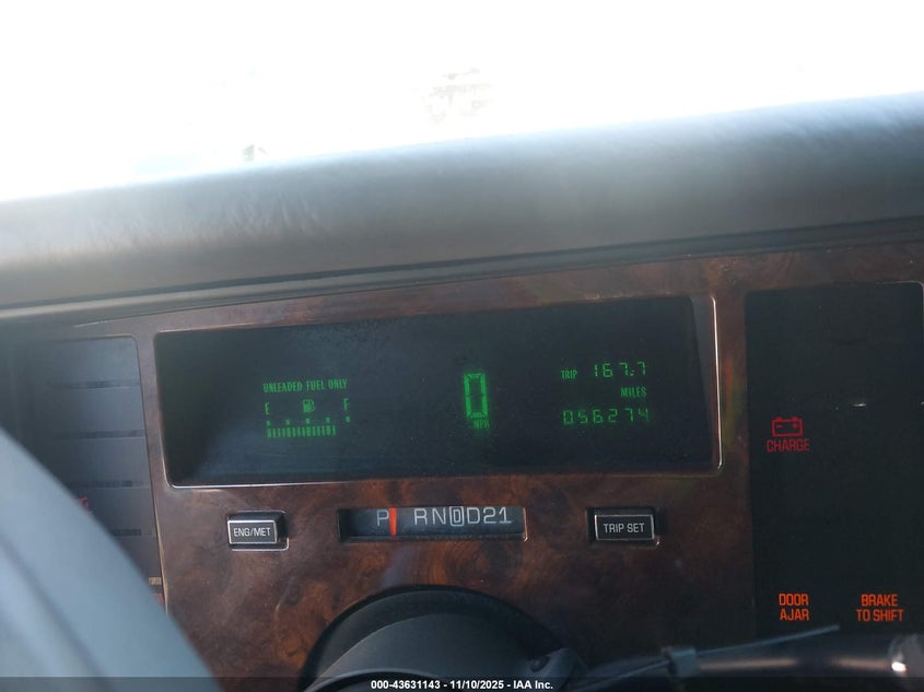 1994 Cadillac Fleetwood Brougham VIN: 1G6DW52P9RR724417 Lot: 43631143