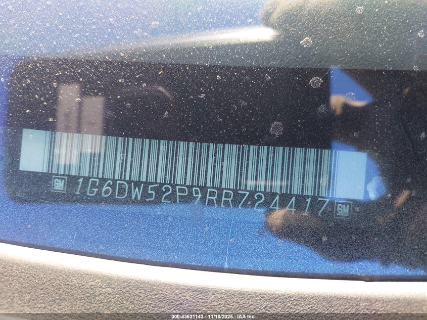 1994 Cadillac Fleetwood Brougham VIN: 1G6DW52P9RR724417 Lot: 43631143