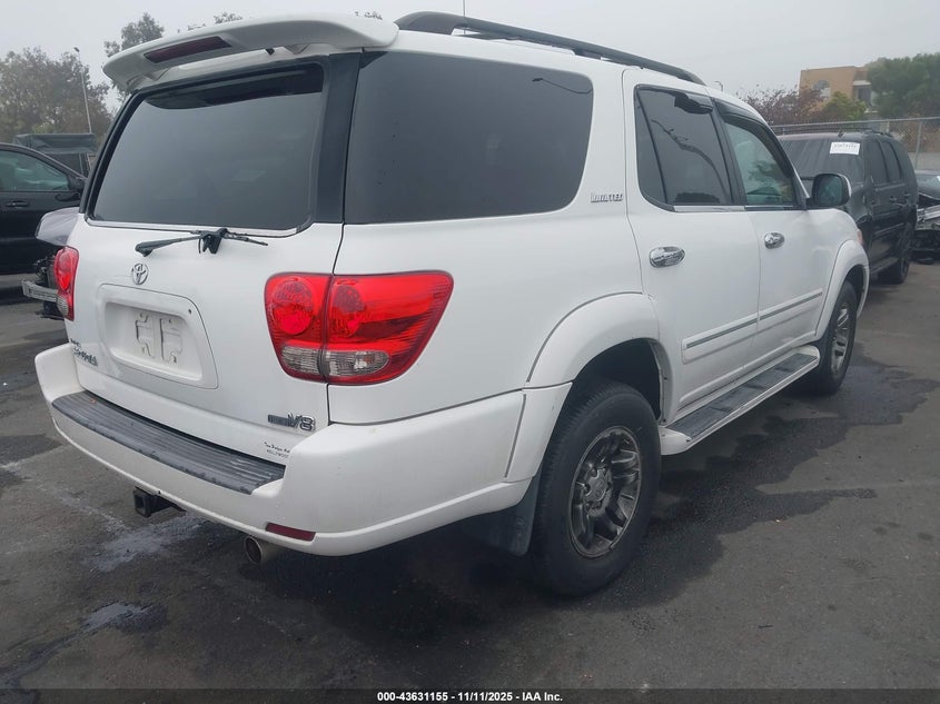 5TDZT38A65S244172 2005 TOYOTA SEQUOIA photo no. 4
