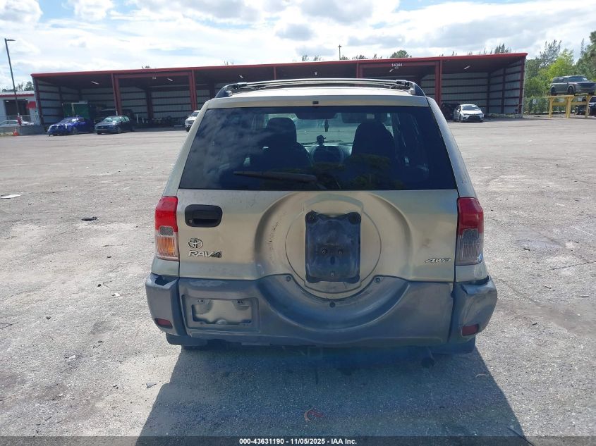 2003 Toyota Rav4 VIN: JTEHH20V636079559 Lot: 43631190