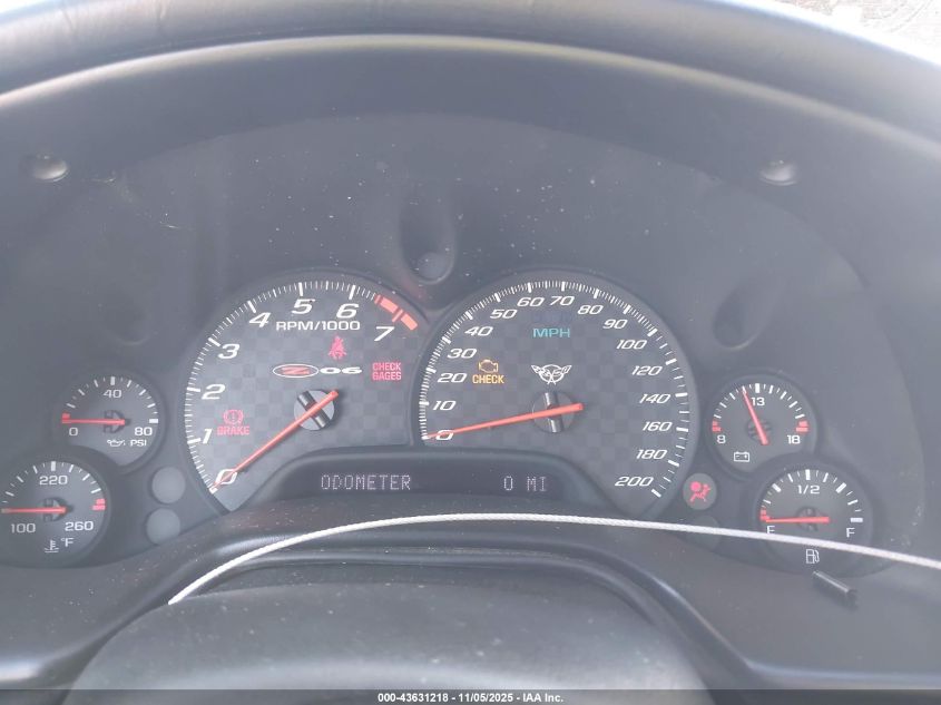 2002 Chevrolet Corvette Z06 Hardtop VIN: 1G1YY12S925103593 Lot: 43631218