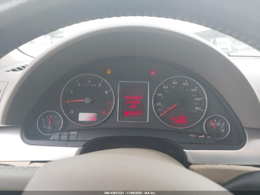 2007 Audi A4 2.0T VIN: WAUAF78E97A106217 Lot: 43631221