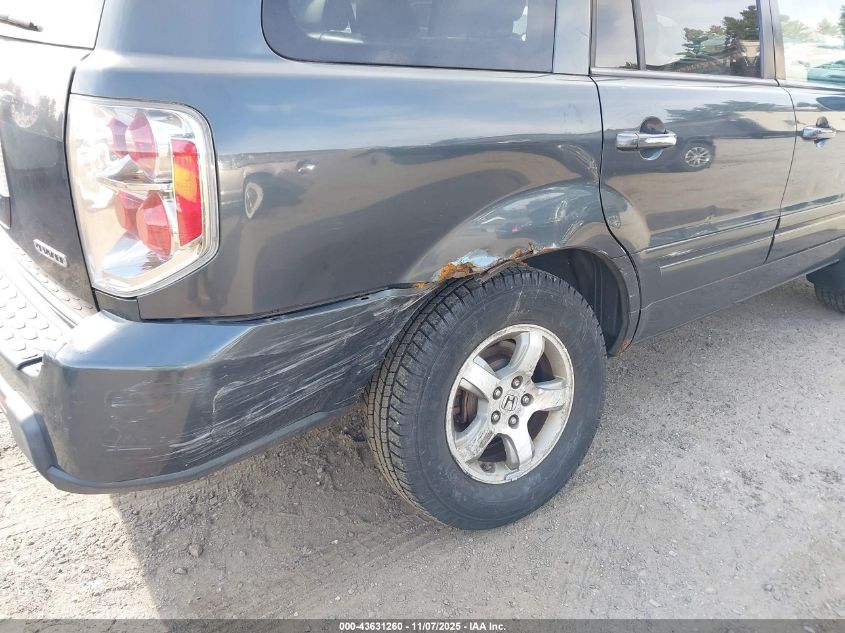 2006 Honda Pilot Ex-L VIN: 2HKYF187X6H515561 Lot: 43631260