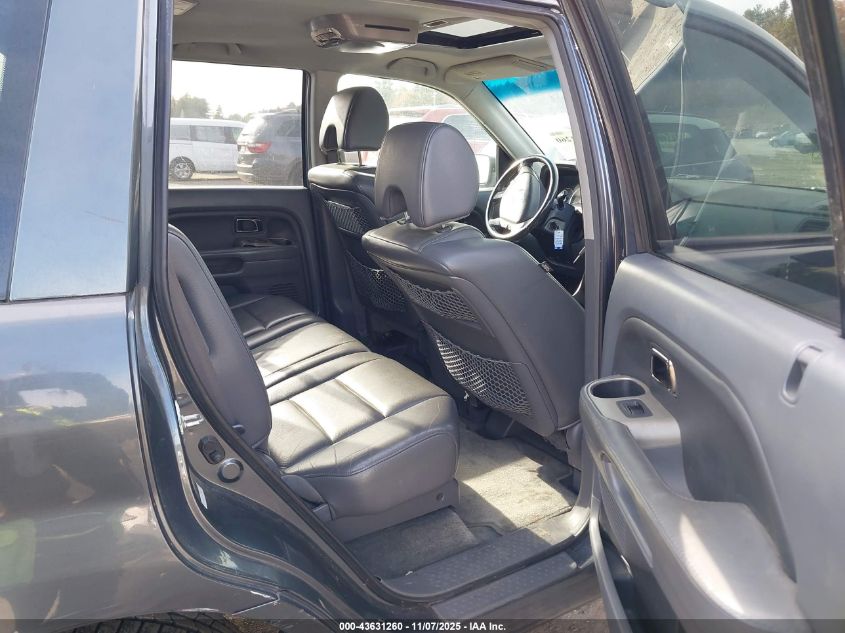 2006 Honda Pilot Ex-L VIN: 2HKYF187X6H515561 Lot: 43631260