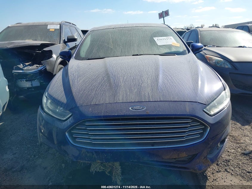 2016 Ford Fusion Se VIN: 3FA6P0T9XGR301598 Lot: 43631274