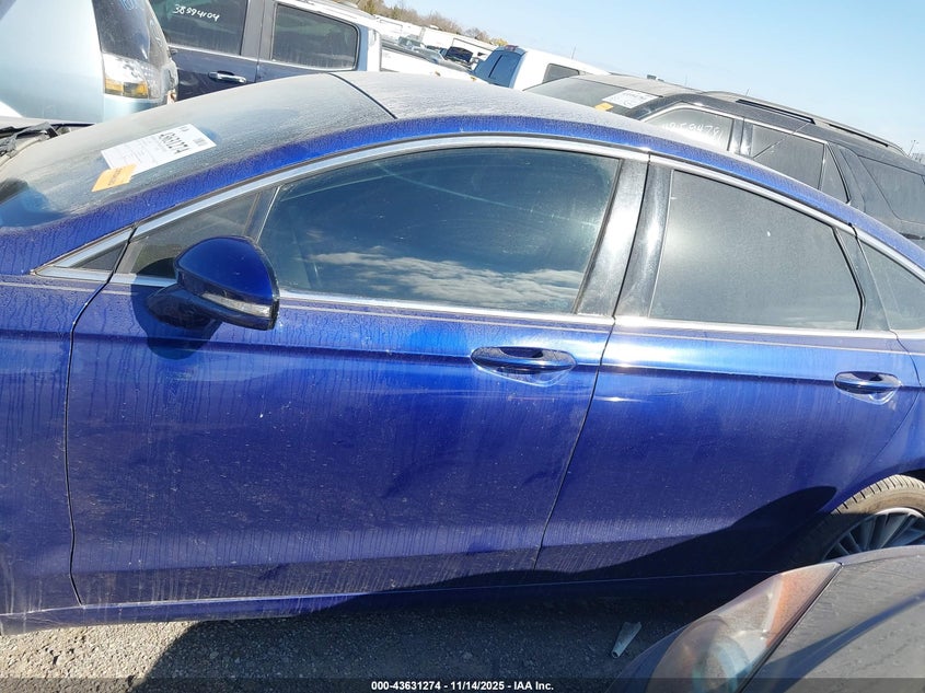 2016 Ford Fusion Se VIN: 3FA6P0T9XGR301598 Lot: 43631274