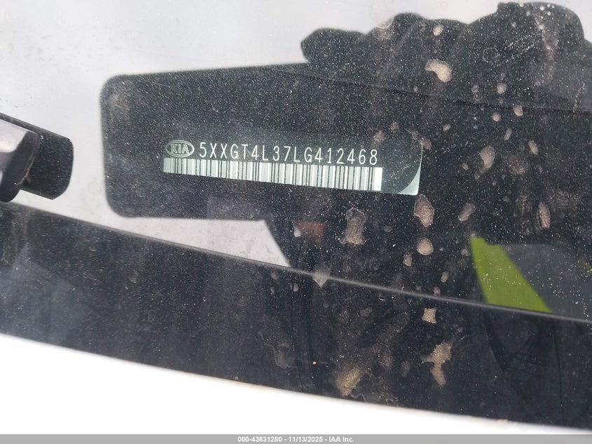 2020 KIA OPTIMA LX 5XXGT4L37LG412468