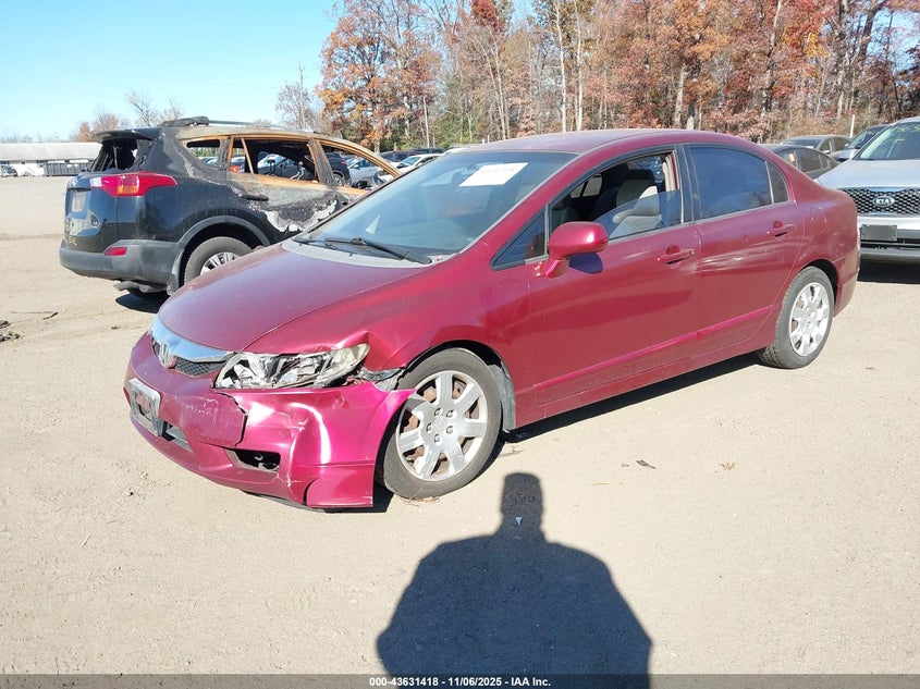 2HGFA16509H503747 2009 HONDA CIVIC photo no. 2