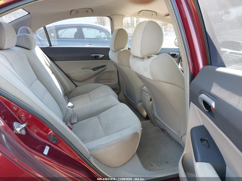 2HGFA16509H503747 2009 HONDA CIVIC photo no. 8