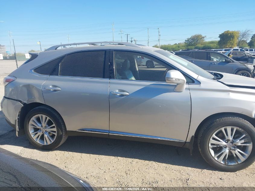 2011 Lexus Rx 450H VIN: JTJBC1BA9B2421344 Lot: 43631426