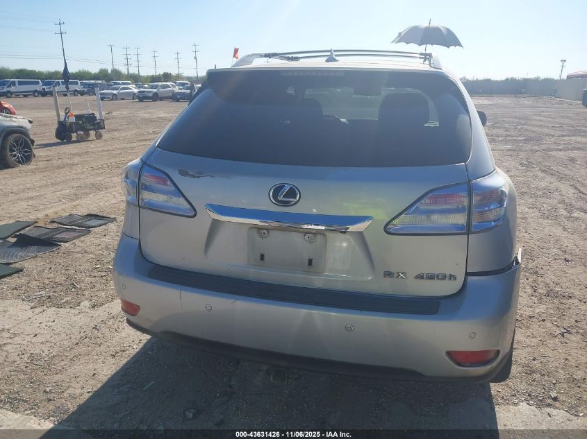 2011 Lexus Rx 450H VIN: JTJBC1BA9B2421344 Lot: 43631426