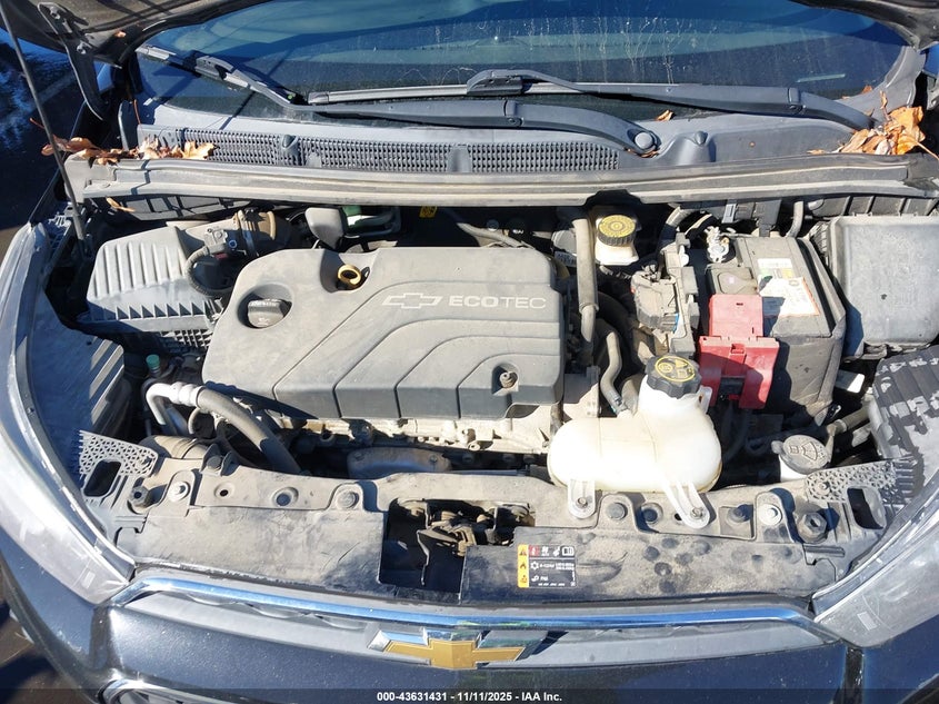 2017 Chevrolet Spark 1Lt Cvt VIN: KL8CD6SA1HC839846 Lot: 43631431