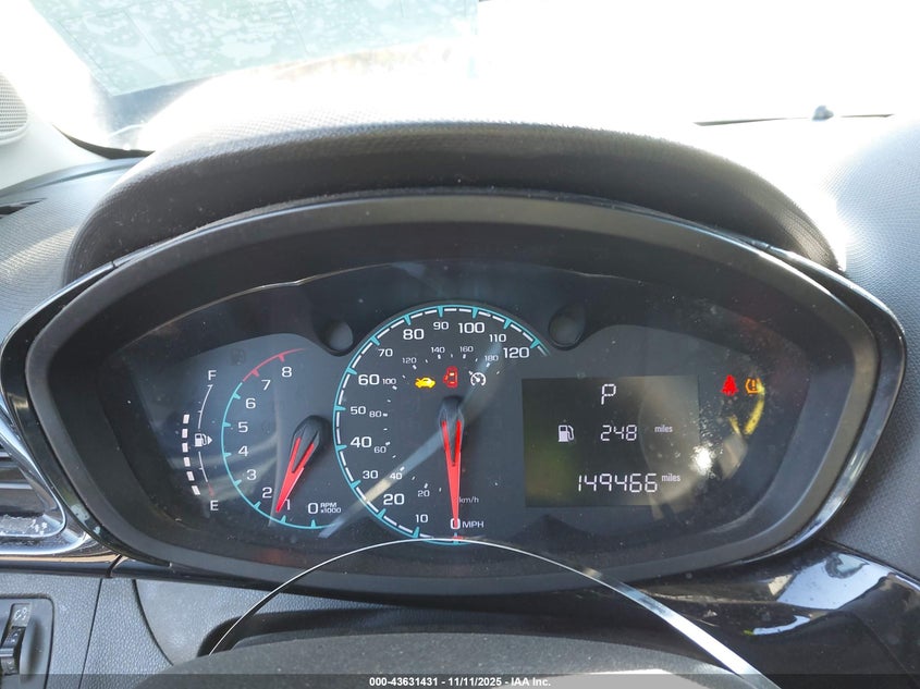 2017 Chevrolet Spark 1Lt Cvt VIN: KL8CD6SA1HC839846 Lot: 43631431